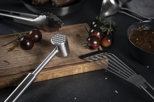 Kuhn Rikon SoftEdge Fish and Egg Turner Spatula, Stainless Steel with Silicone Edge - Non-Stick Cookware Essential, Heat Resistant to 220°C - Image 4