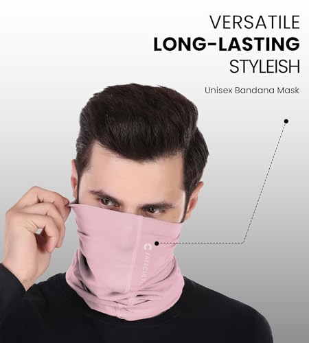 Image of Freecultr Unisex Bamboo Bandana, Anti Microbial Super Soft & Comfort Fit, Breathable Multipurpose Headband, Face Mask for Dust Protection - Pack of 10
