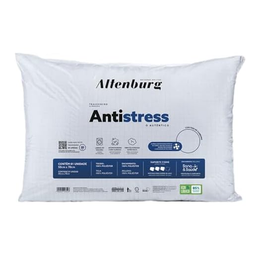 Travesseiro Antistress Altenburg Liso Tecido