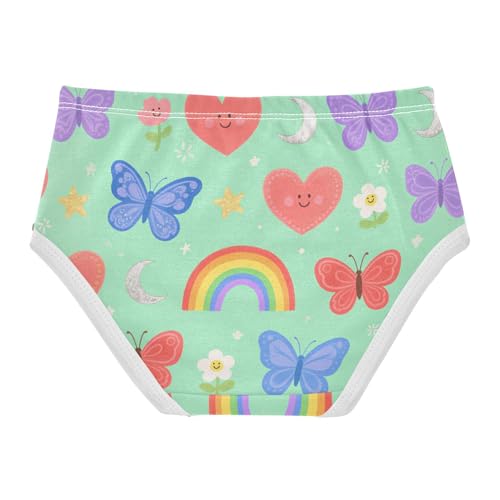 GuoChe Organic Cotton Panties Underwear Soft Touch Toddler Cotton Underwear for Toddler in Sizes 2T,3T, 4T, 5T, 6Y and 8Y2