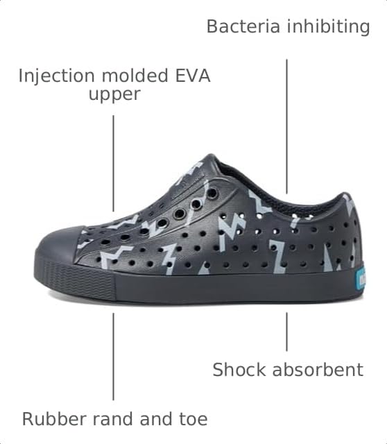 Image of Native Shoes Unisex-Kids Jefferson Print Sneakers
