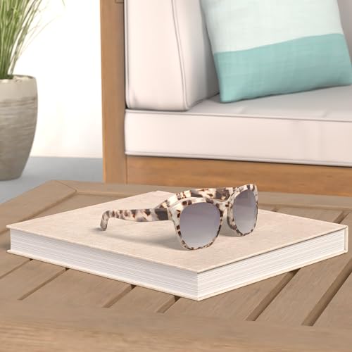 Image of ZENOTTIC Cat Eye Sunglasses Women: Polarized UV400 Oversized Retro Shades | Anti-tangle Nose Pads, 1.1mm Scratch Resistant TAC Lens, Durable Reinforced Metal Hinges, Driving Shopping Hiking Travel