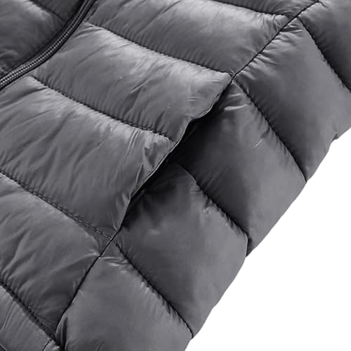 Girls Puffer Jackets Winter Warm Water-Resistant Down Coats Boys Kids Long Sleeve Solid Zip Up Padded Hooded Outwear4