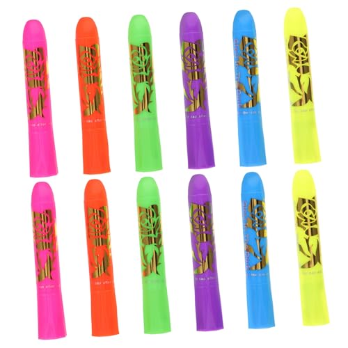 Lurrose 12pezzi Pastelli per Body Painting Forniture Multifunzionali per Pittura Facciale Articoli per Feste Trucco per Viso Sicuro e Facile da Lavare