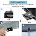 PLUSBEAM Ditch Light Brackets, 2PCS Hood Mount Light Brackets Universal Adjustable Aluminum Alloy Pillar Hood Led Work Light Pods Mount Bracket Kit for Truck SUV Cars, No Need Drilling