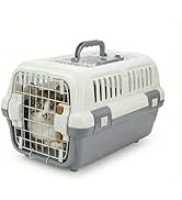 Amazon | N&S ペットキャリー Sサイズ グレー 犬 猫 うさぎ用 IATA基準