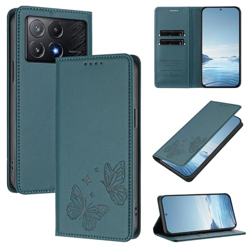 �X�}�z�P�[�X �Ή��@�� for Xiaomi Poco X6 Pro 5G,�Ή��@�� for Redmi K70E 5G �yRFID�u���b�N�z�y�J�[�h�z���_�[�t�����z �}�O�l�b�g�J�� �X�^���h�@�\�t���zBlack