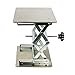 TEXALAN 8x8 Lab Scissor Jack Lift Table SS304 Max. Height of 10