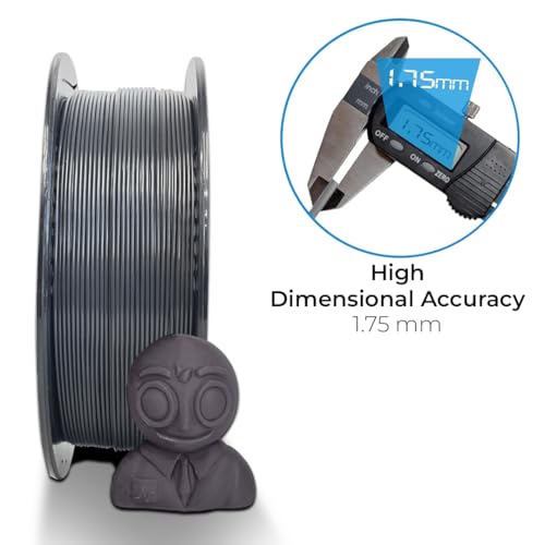 Image of NFIL3D Premium HS PLA+ Midnight Grey - 3D Printing Filament | Compatible with All 3D Printers | 1.75mm | 1Kg Nett Weight