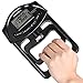 Digital Grip Strength Measurement Hand Dynamometer Auto Capturing Electronic Grip Power 198Lbs Black