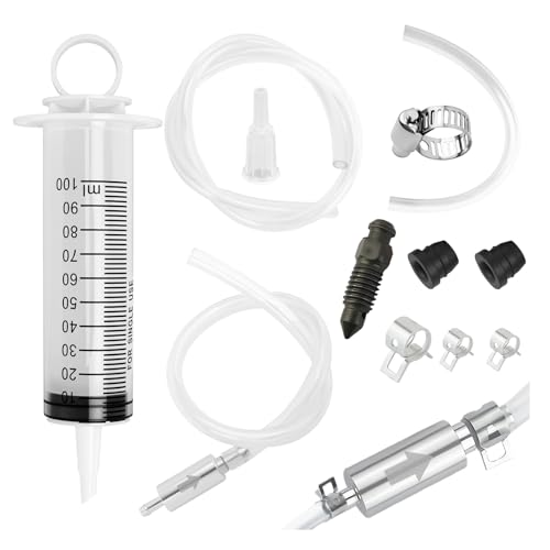 Motorcycle Brake Bleeder Kit with Syringe and Hose