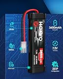 Hoovo batterie NiMH 7,2 V 3600 mAh prise Tamiya photo 3
