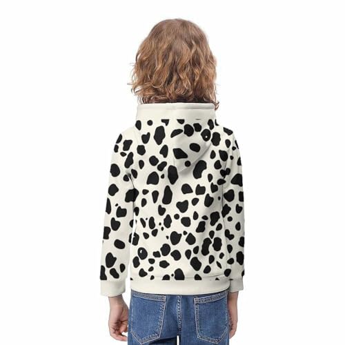 Sweat à capuche vache confortable vêtement ado chaud et fun - 4