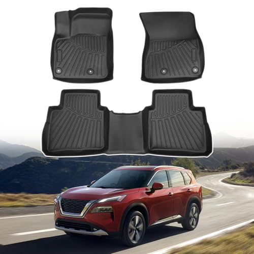 Powerty Floor Mats for 2021-2023 2024 2025 2026 Nissan Rogue...