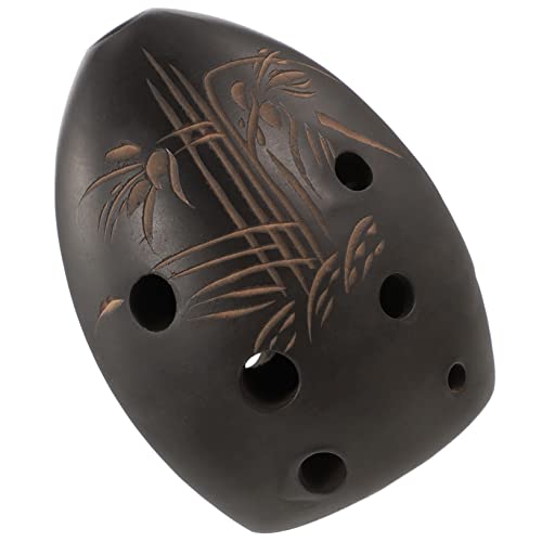 SUPVOX Professional 8-hole Ocarina Black Ocarina Instrument Music Perfect for Kids