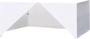Eurmax USA Full Zippered Walls for 8x12 Easy Pop Up Canopy Tent, 4 Walls Only (White)
