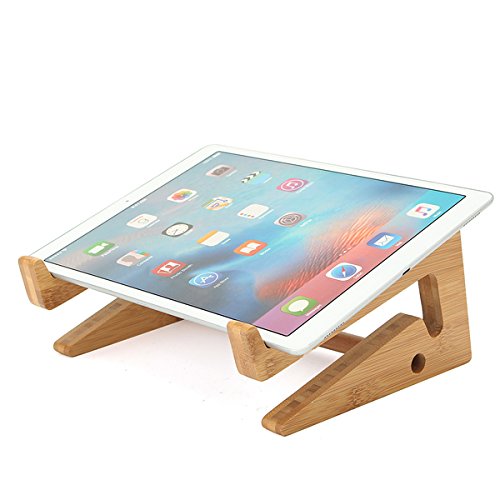 EsportsMJJ Multifunzionale in Legno per Desktop Stand Staccabile Supporto per MacBook Laptop Tablet Phone Keyboard