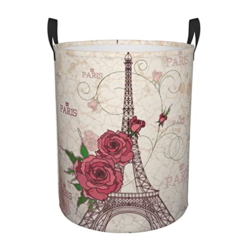 Panier à linge pliable Tour Eiffel grand modèle bac de rangement linge de maison
