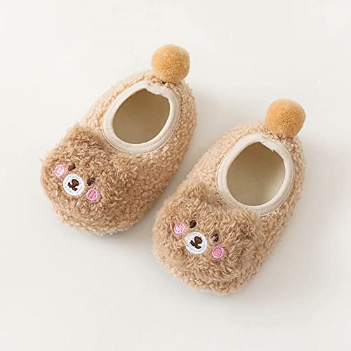 Winter Children Toddler Shoes for Boys and Girls Floor Shoes Flat Bottom Non Slip Slip On Plush Warm and 10c Boys Shoes4