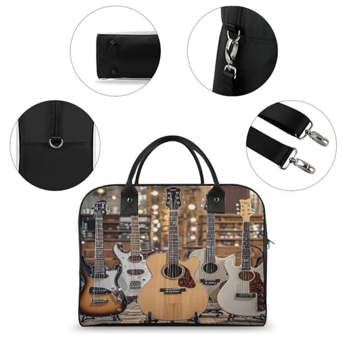 Bolso maletín para portátil grande con correa ajustable miniatura 6