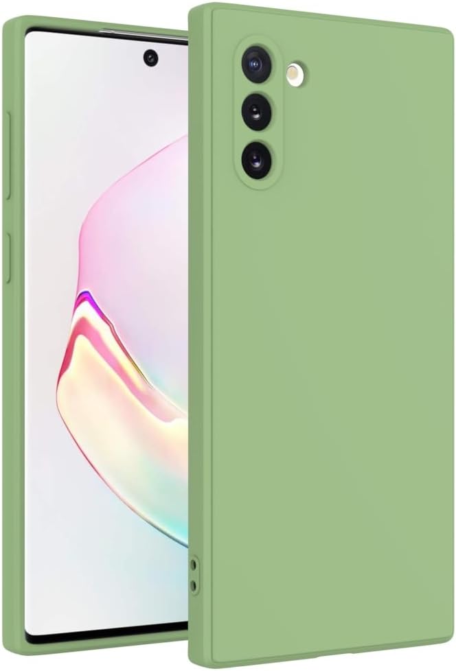 for Samsung Galaxy Note 10 Case Green, Scratch Resistant with Soft Touch, Slim Thin Phone Cover for Samsung Galaxy Note 10