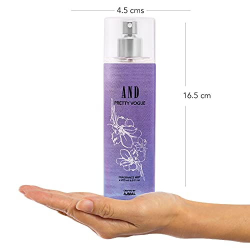 AND Pretty Vogue Body Mist 200ML & Global Desi Star Gazer Body Mist 200ML Long Lasting Scent Spray Gift For Women Perfume - Image 4