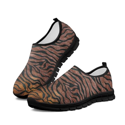 Zapatos para caminar para hombre, transpirables, ligeros, elegantes, para el trabajo, gimnasio, cómodos, suela negra, Patrón de sujetador Ze, 47 EU