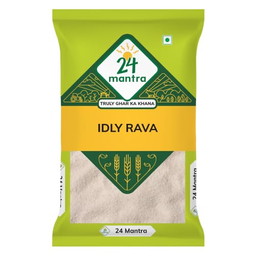 Image of 24 Mantra Organic Idly Rava - 500gms | Pack of 1 | Chemical Free & Pesticides Free | Naturally Gluten-free | Easier to make Idlis | Uniform texture