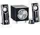 2.1 Soundsystem Auvisio PC Boxen Aktives Multimedia Lautsprecher Set