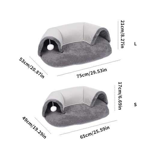 Tunnel de poids pour chats durable pour canaliser l'énergie des chatons