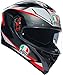 Price comparison product image AGV K5-S ECE 22.05 Plasma Full Face Premium Sports Motorcycle Helmet - Black, Grey, Red (S)