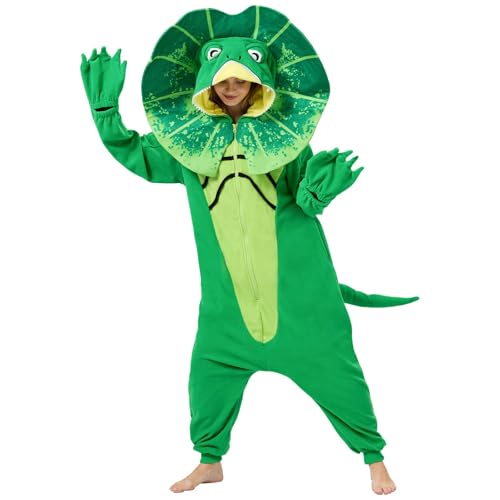 YUTCOTC Frilled lizard Onesie Pajamas Frilled lizard Costume lizard Costume Adult