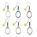 Axmerdal Tennis Racket Keychain Key Ring Creative Fashionable Alloy Tennis Ball Racquet Keychain Gift for Sport Lovers (silver)