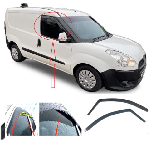 AC WOW Lot de 2 déflecteurs d'air pour Fiat Doblo Work Up Pratico Opel Combo à partir de 2010 Aménagement Intérieur