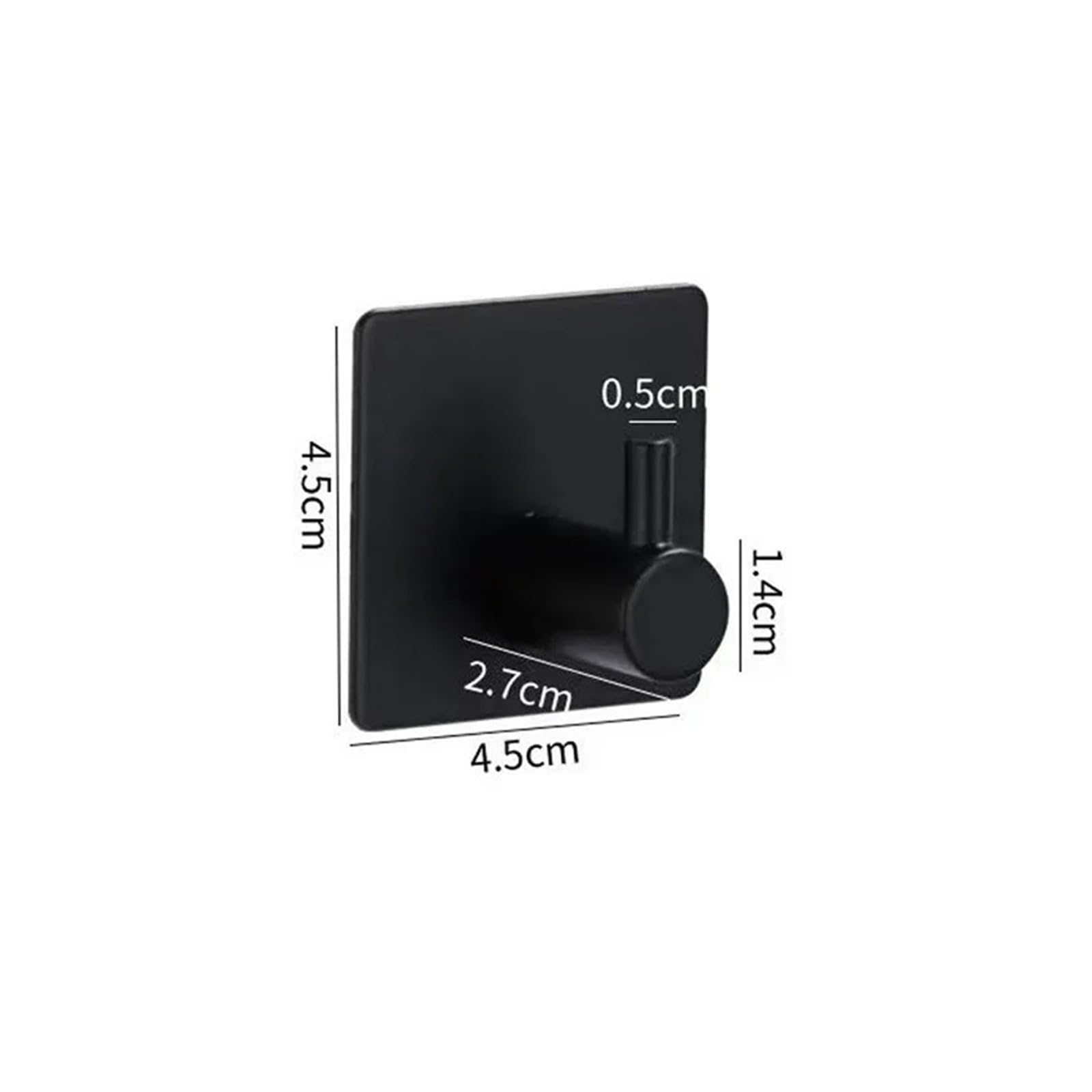 Gancho Adhesivo Fuerte for Pared, Colgador de Ropa, Gancho for Bata de Ducha, Ganchos for Toallas de baño y Cocina, 1/2/4/6 Uds.(Silver,3pcs)