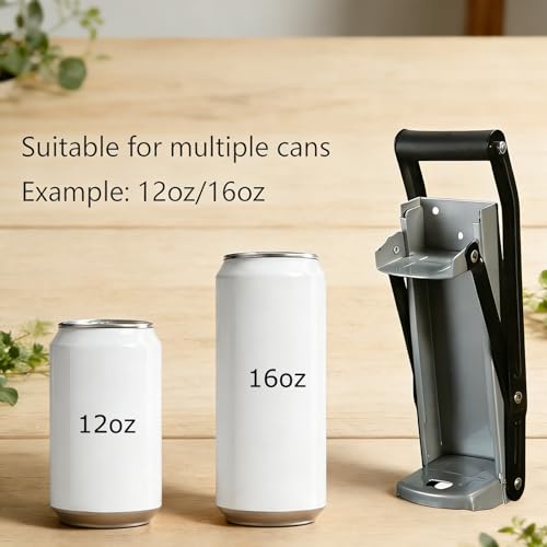 Trituradora de latas compacta que reduce volumen de basura y abre botellas de forma fácil 7