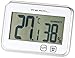PEARL Innenthermometer Digital: Digitales Thermometer & Hygrometer mit Minimum/Maximum, Touch (Raumtemperaturmessgerät)