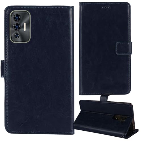 Tnviud Premium Retro Flip Leder Tasche Schütz Hülle Handy Handy Hülle Für Thomson Origin 679 Lagoon/Thomson Origin 679 Onyx 6.79