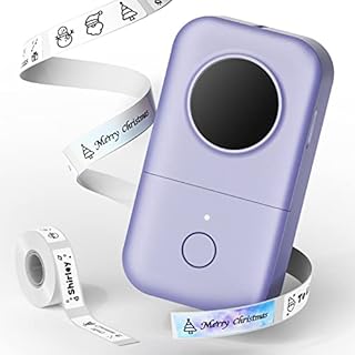 Phomemo D30 Miniurządzenie do drukowania samoprzylepnych etykiet, Bluetooth, drukarka etykiet, odpowiednia do domu, kuchni, szkoły, biura, kompatybilna z systemem iOS i Android