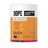 Dope Polvere Pre-Workout Senza Caffeina | Fruit Punch | 510g | 30 Porzioni | Senza Stimolanti | 3,2g Beta Alanina | 3g Creatina | Miscela Citrullina & AAKG | Vitamina B6 | Supporta Potenza