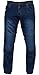 Produktbild Juicy Trendz Herren Motorradrüstung Biker Motorrad Denim Hose Jeans, W38-L34, Blau