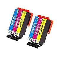 Amazon.co.jp: インクカートリッジ 80lエプソン用ic6cl80l 8本