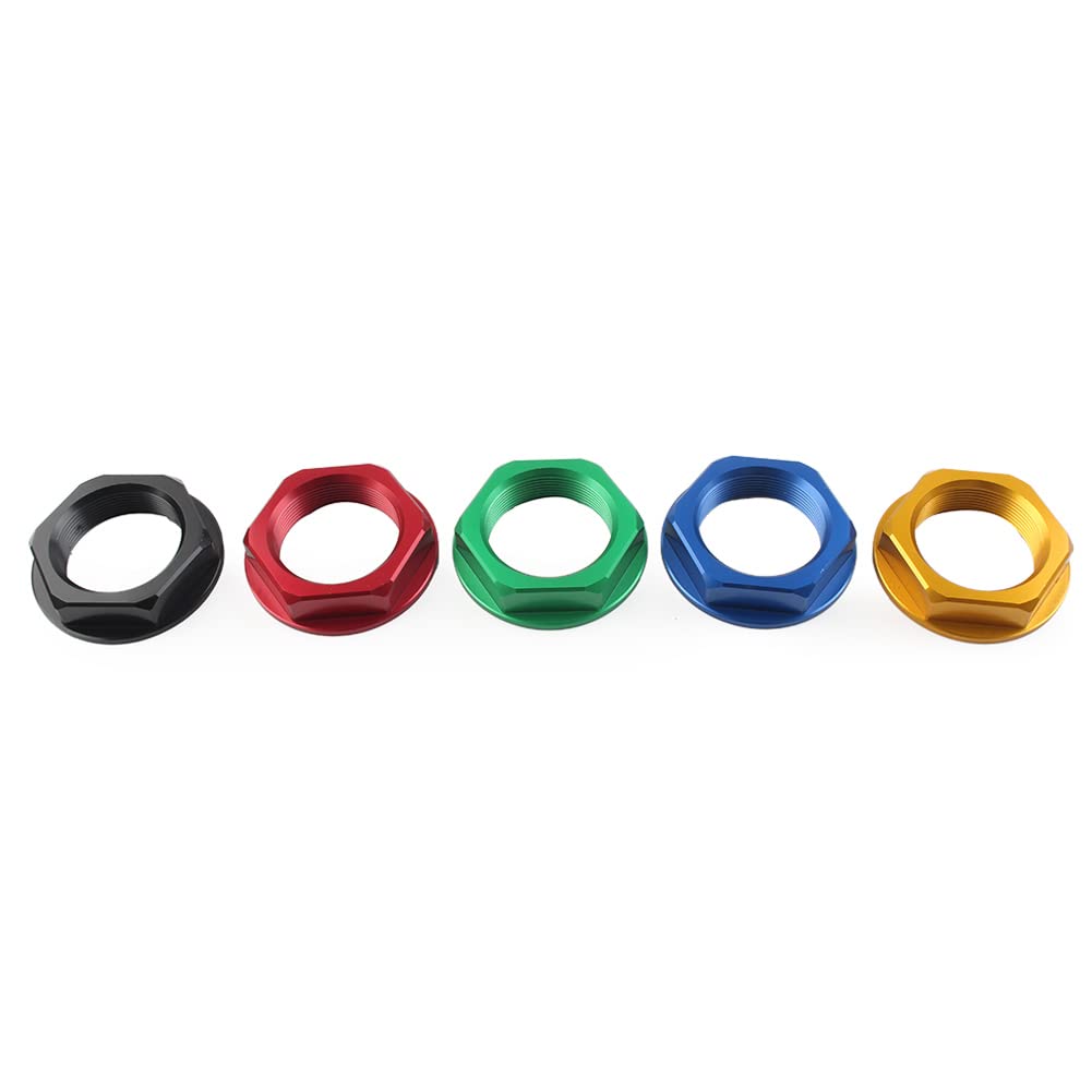 FSFY 1 PCS Rouge Universel CNC Moto Triple Arbre Écrou de Tige de Direction