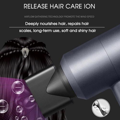 Lalano`S Cosmetics - Asciugacapelli Ionico, Volumizzatore, 3 In 1, 2000,00 W, Motore Ac - 6