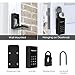 【Updated Version】 Populife Smart Key Lock Box for Outside, Wireless Lock Box for House Keys, Hide a Key Outdoor, Electronic Digital Lockbox for Realtor Airbnb Smart Bluetooth Lockbox, Work Offline
