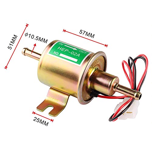 Staibc Hep-02A New Gas Diesel Fuel Pump Inline Low Pressure Electric Fuel Pump 12V #TOP5