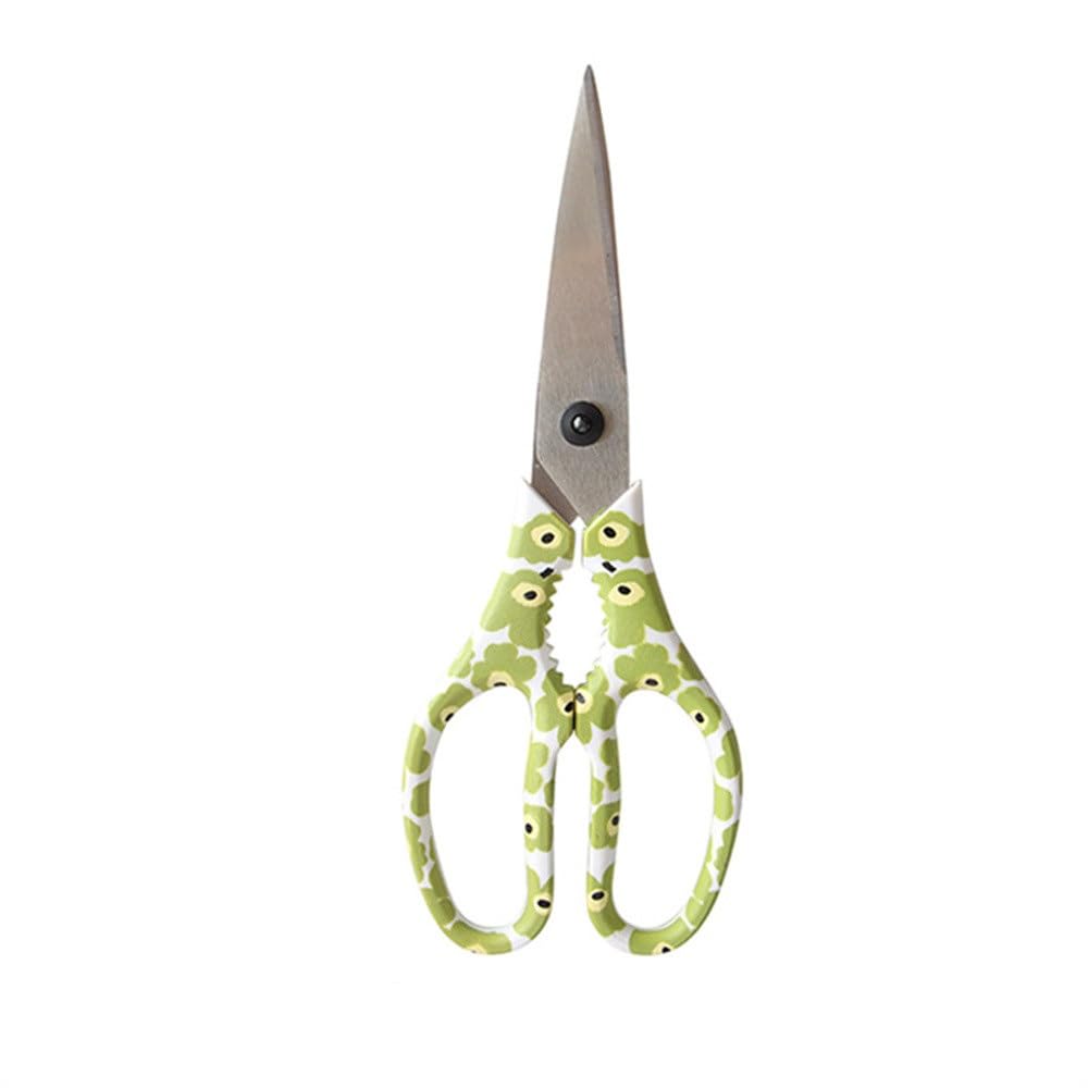 Forbici da Cucina Multiuso Forbici da Cucina Cesoie multifunzionali for Uso Domestico in Acciaio Inossidabile Perfetto Come Regalo(Green)