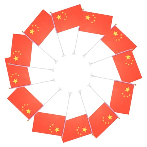 Didiseaon 15pièces Mâts à Ventouse Plastique Décorations Sûres pour Voiture Blanc Convient Plupart des Types De Voitures