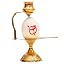 White Om Shivling With Lota and Stand