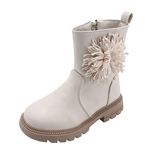 Children Shoes Scrub Boots Shoes Leather Short Boots Non Slip Breathable Nude Boots Kids Mid Calf Boots